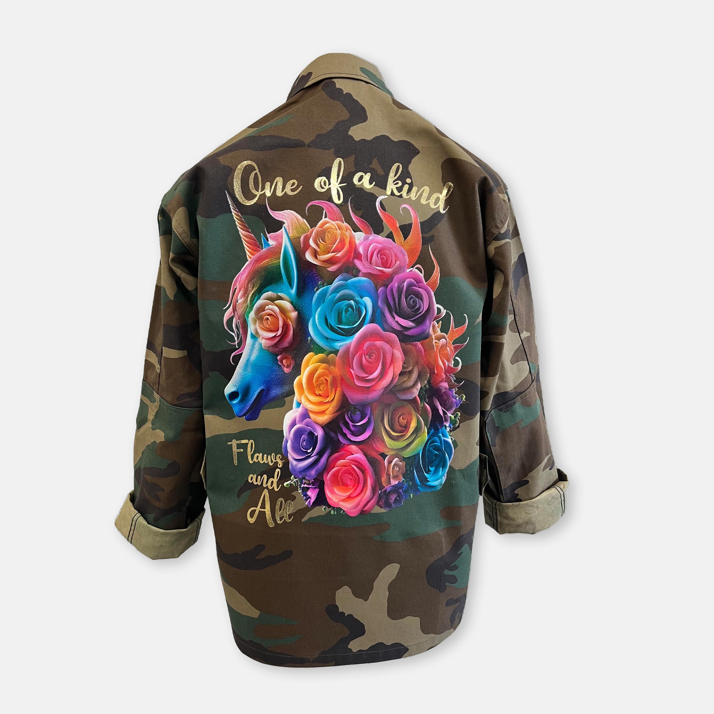 Unicorn Camo Jacket: One of a Kind, Flaws and All