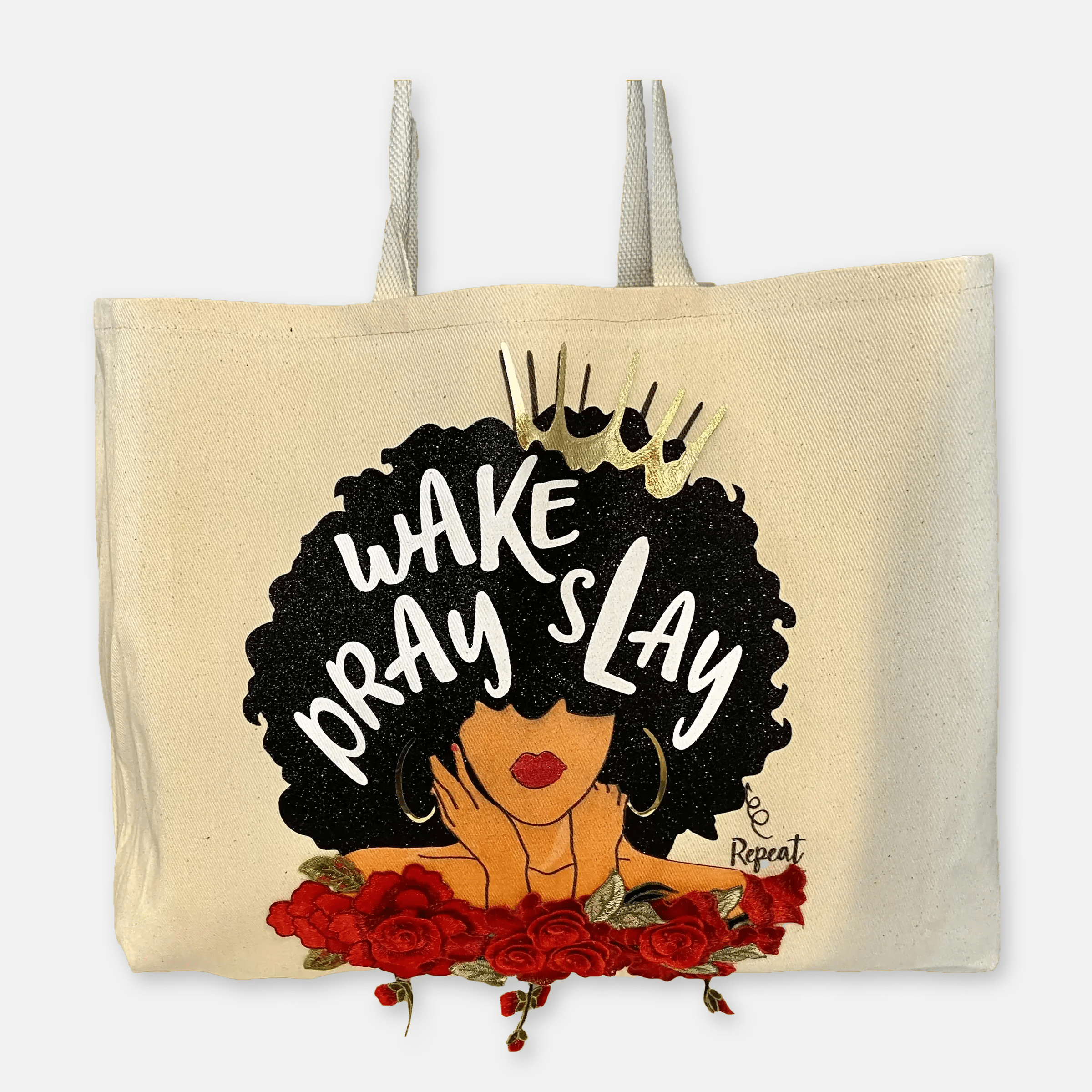 Wake Pray Slay & Black Girl Magic Totes