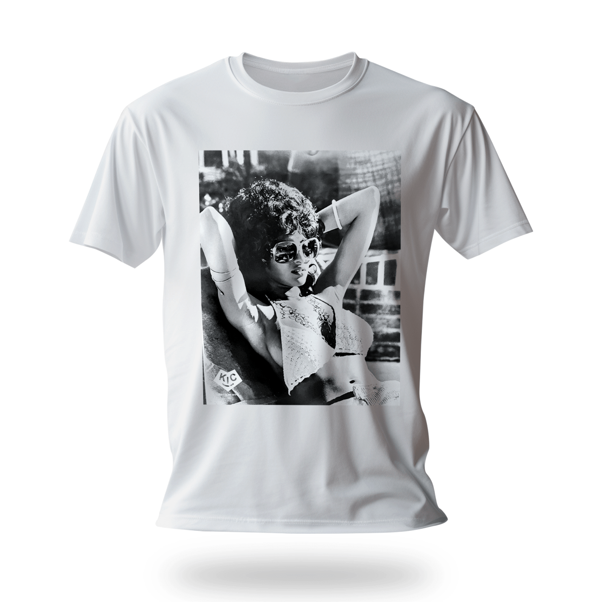 Pam Grier T-Shirt | Iconic Black and White Tee – KIC NYC