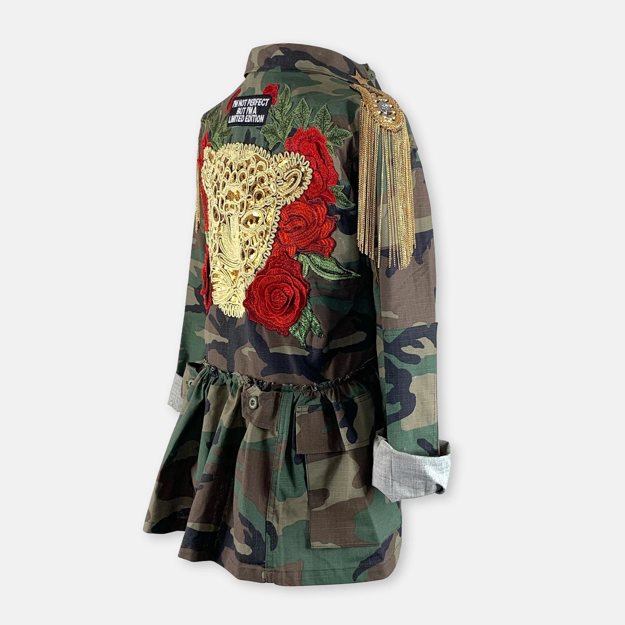 Sequins Lion High/Low Camo | KIC NYC