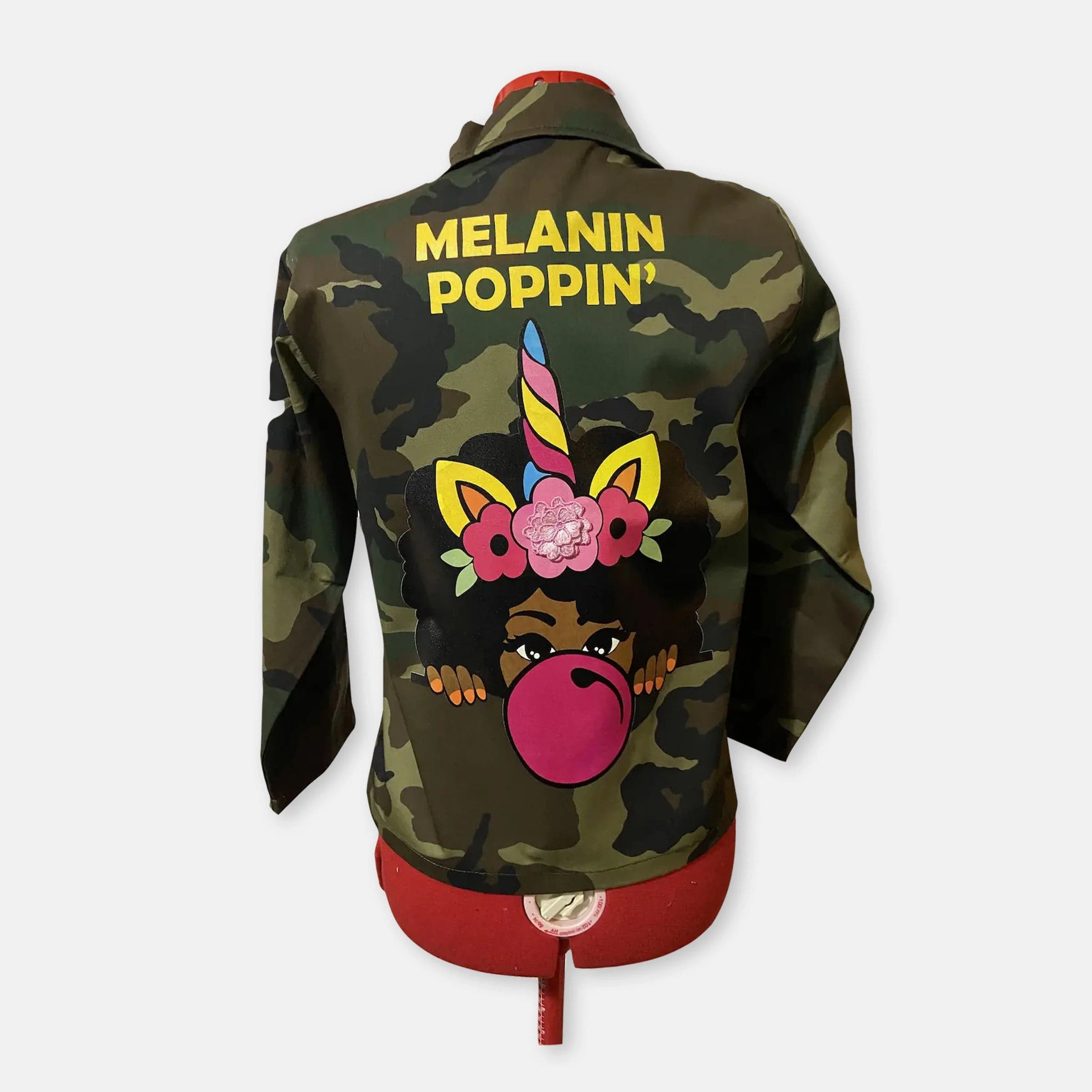 Melanin Poppin Kids Camo Jacket | KIC NYC