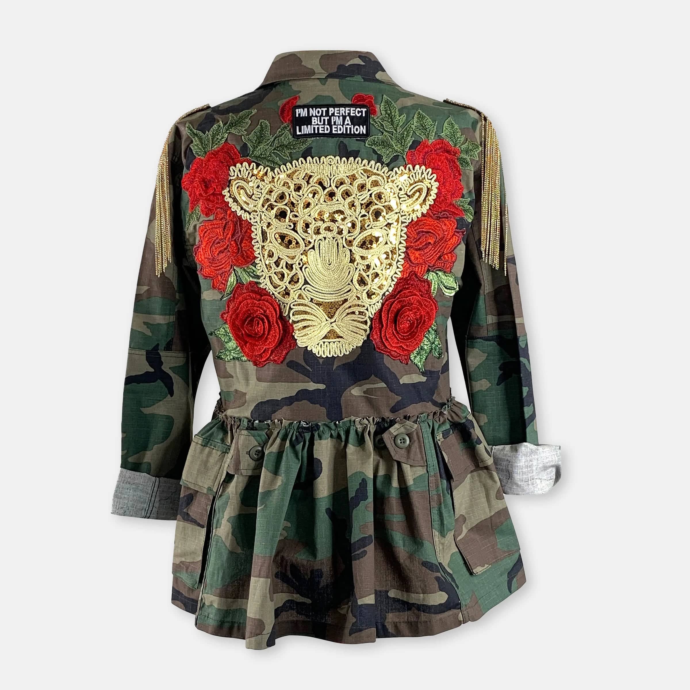 Sequins Lion High/Low Camo | KIC NYC