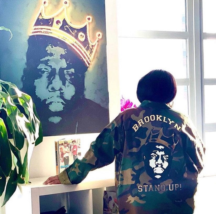 Notorious BIG "Biggie Smalls" Camo Jacket