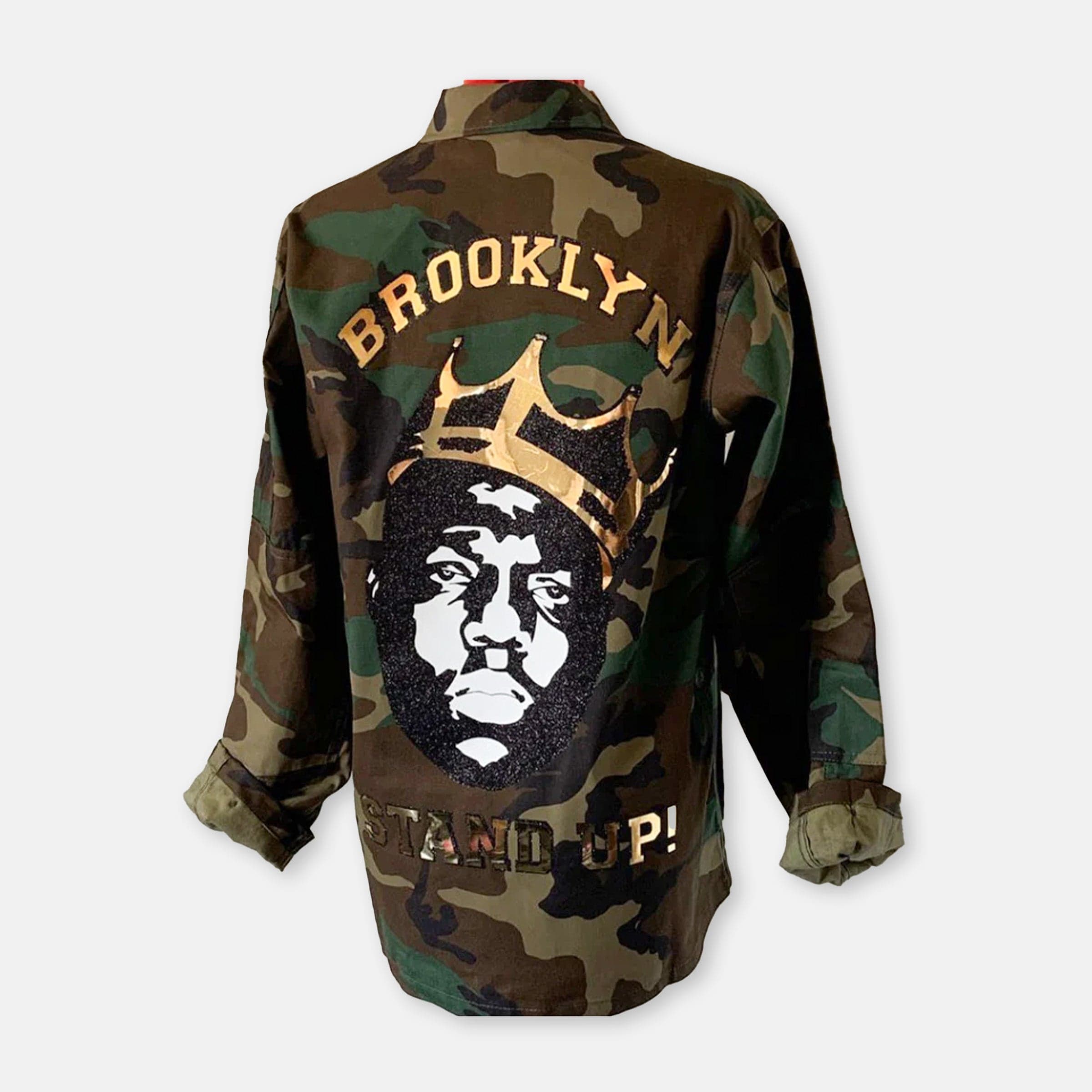 Notorious BIG "Biggie Smalls" Camo Jacket